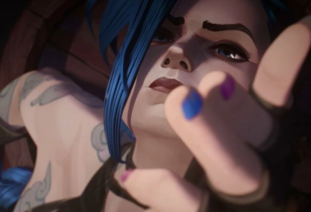 Момент из мультфильма Аркейн 1 сезон