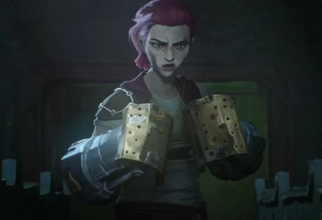 Момент из мультфильма Аркейн 1 сезон