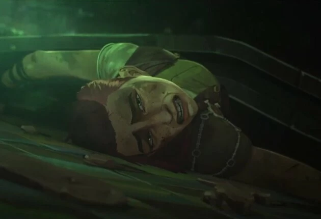 Момент из мультфильма Аркейн 1 сезон