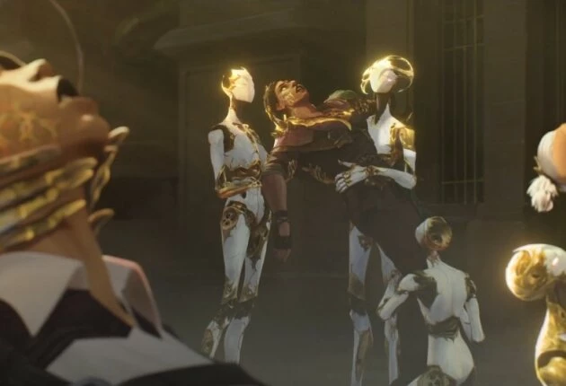 Момент из мультфильма Аркейн 2 сезон